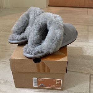 Koolaburra by UGG Gray Fur Slippers
